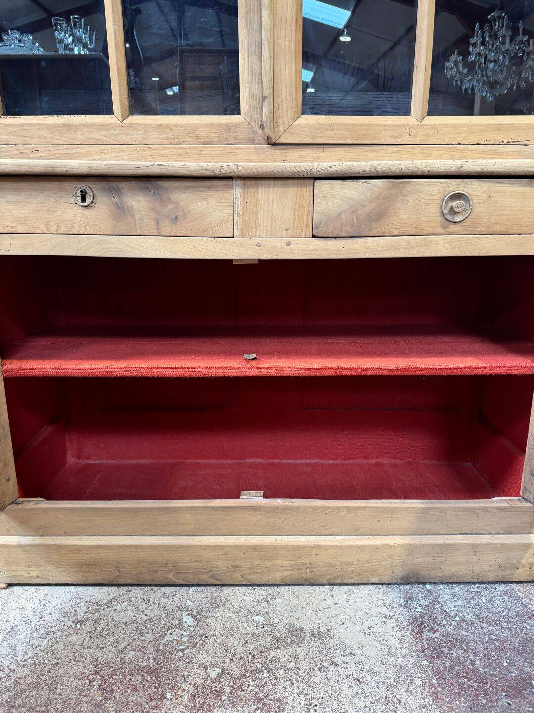 Antique sandblasted dresser