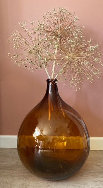Demijohn 25 L amber