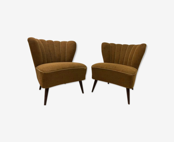 Ensemble de 2 fauteuils cocktail vintage