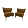 Set of 2 vintage cocktail chairs