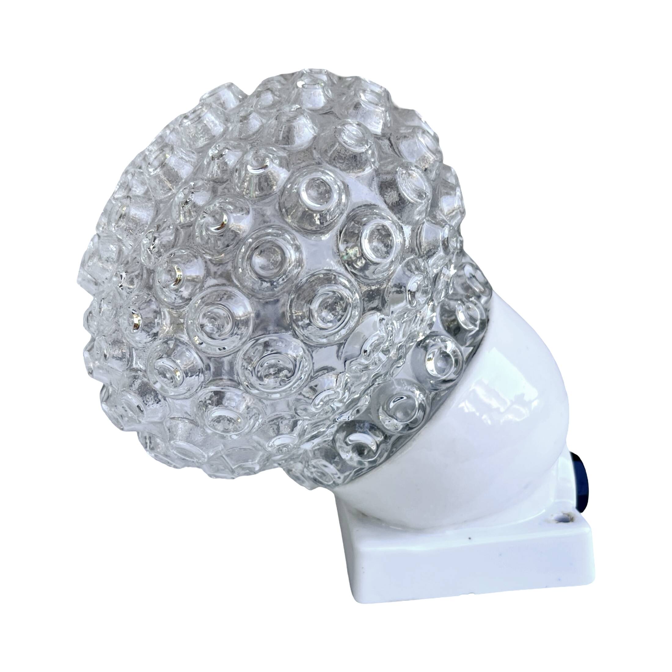 Industrial wall lamp, Elektrosvit Nové Zámky, Czechoslovakia, 1960s