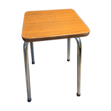 Low stool in formica and metal