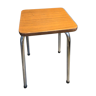 Low stool in formica and metal