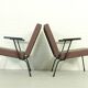 Set of 2 1407 armchairs by Wim Rietveld for Gispen