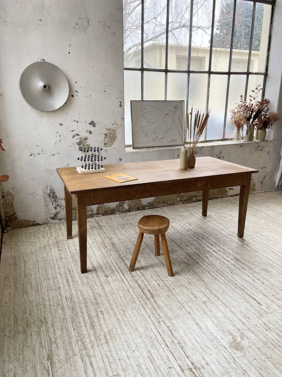 Oak farm table 2m