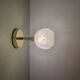 Vinatge tulip wall light in pink CLichy glass