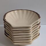 8 Emile Henry ceramic shell bowls