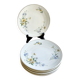 6 Limoges porcelain dessert plates 1915