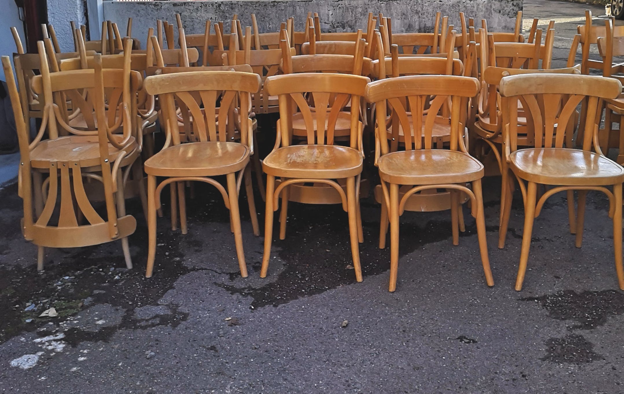 Lot de 4 chaises bistrot