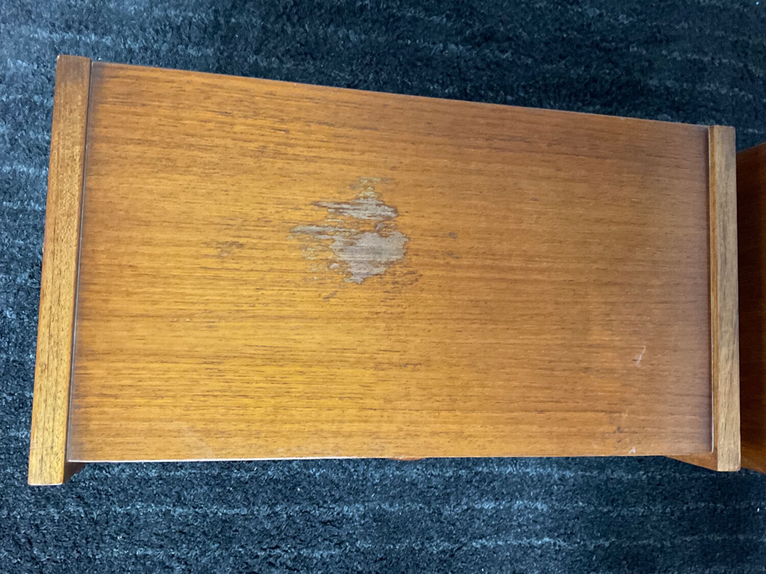 Pair of Scandinavian teak bedside tables
