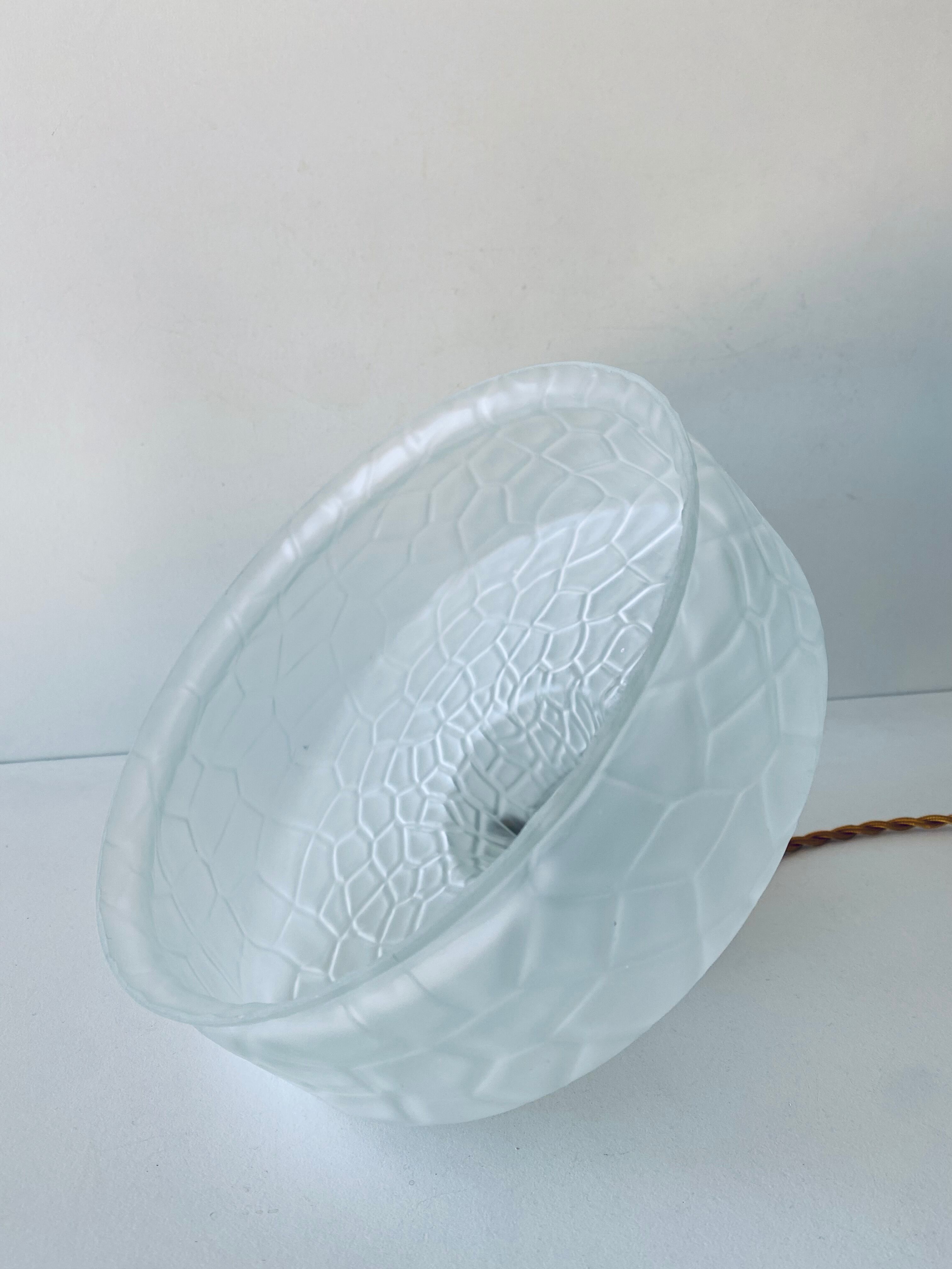 Vintage glass pendant light