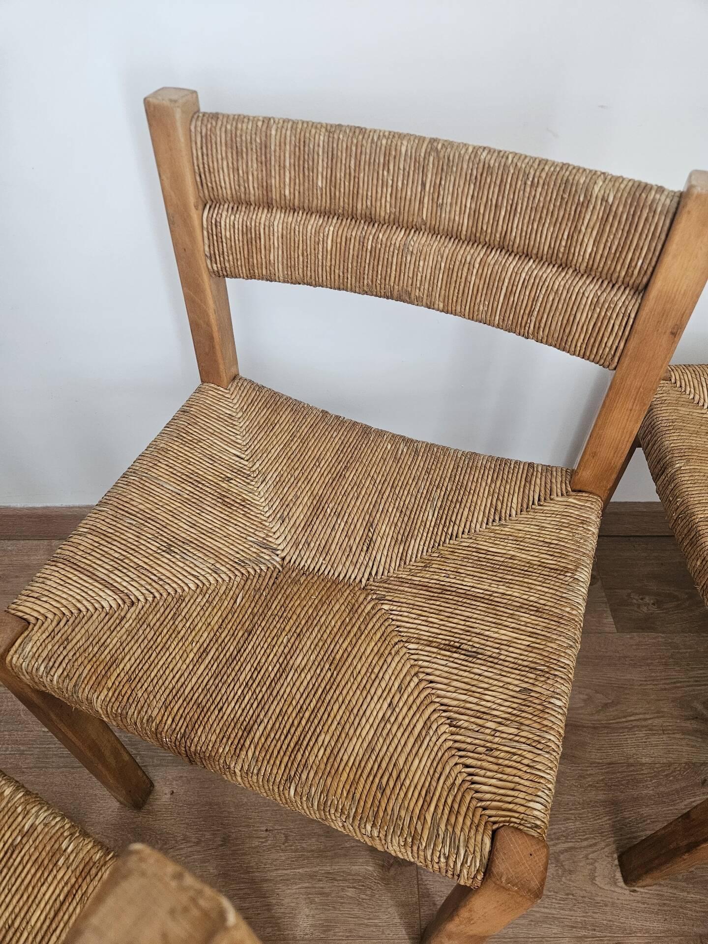 Suite de 5 chaises Pierre Gautier-Delaye, Meubles Week-End, années 60