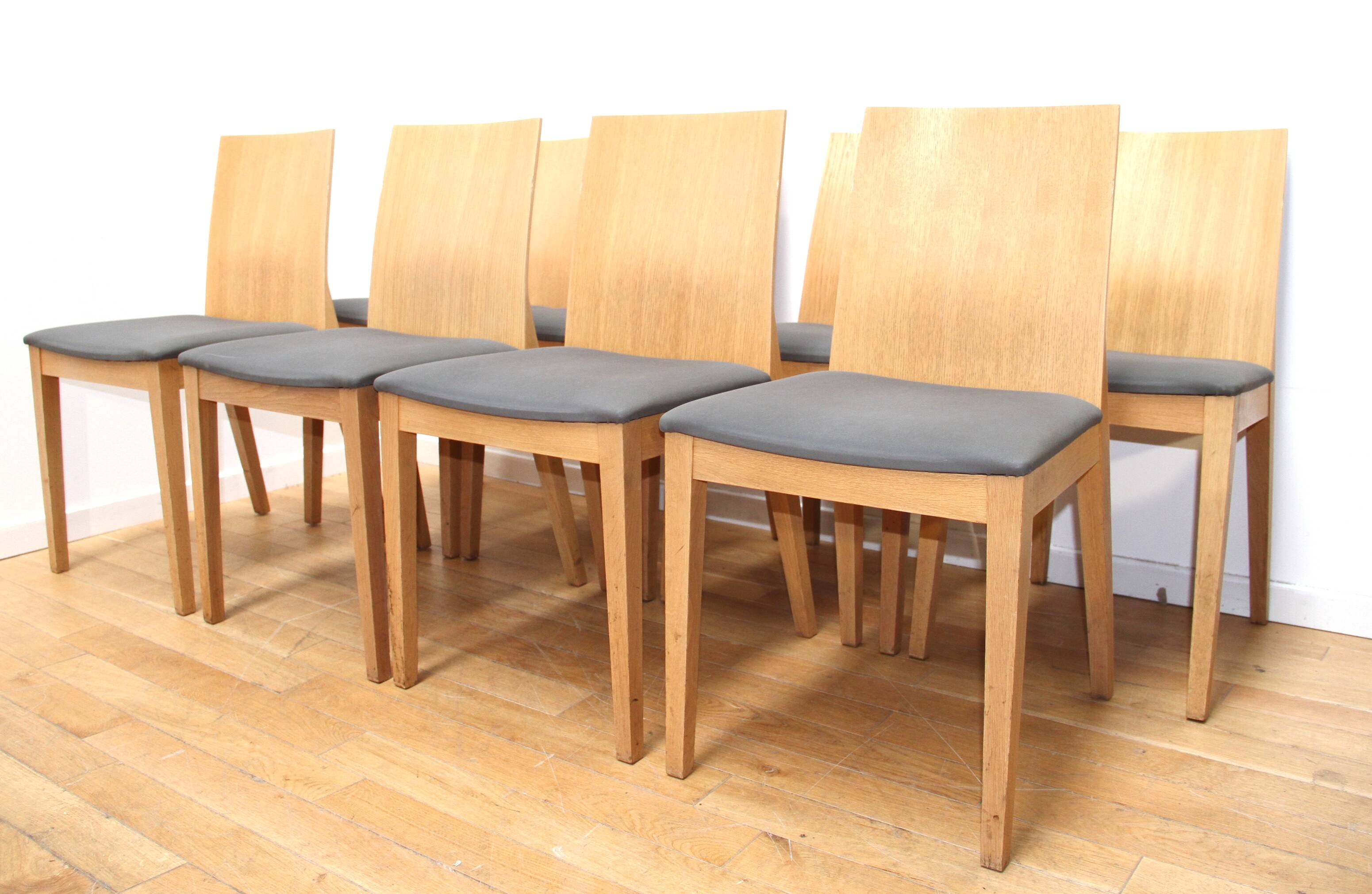 Set of 8 dining room chairs, Pedrali