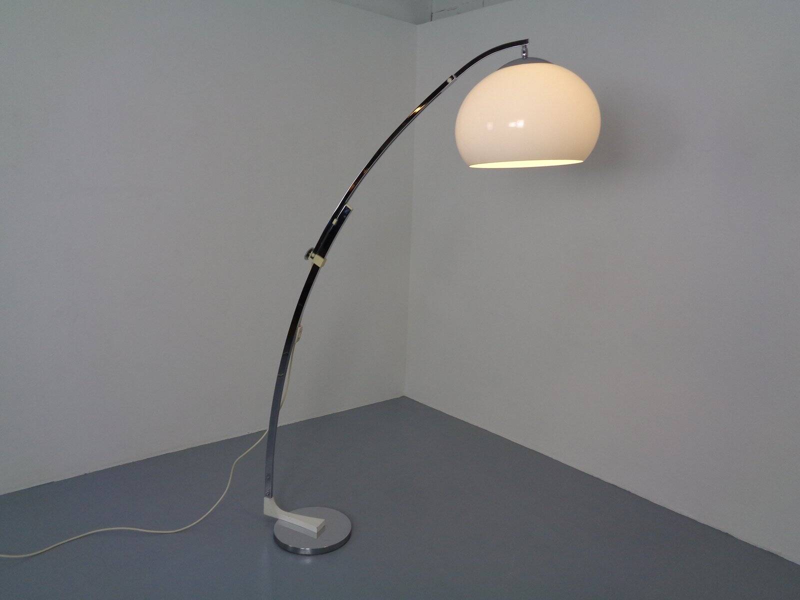 Large German arc lamp from Sölken Leuchten, 1960s