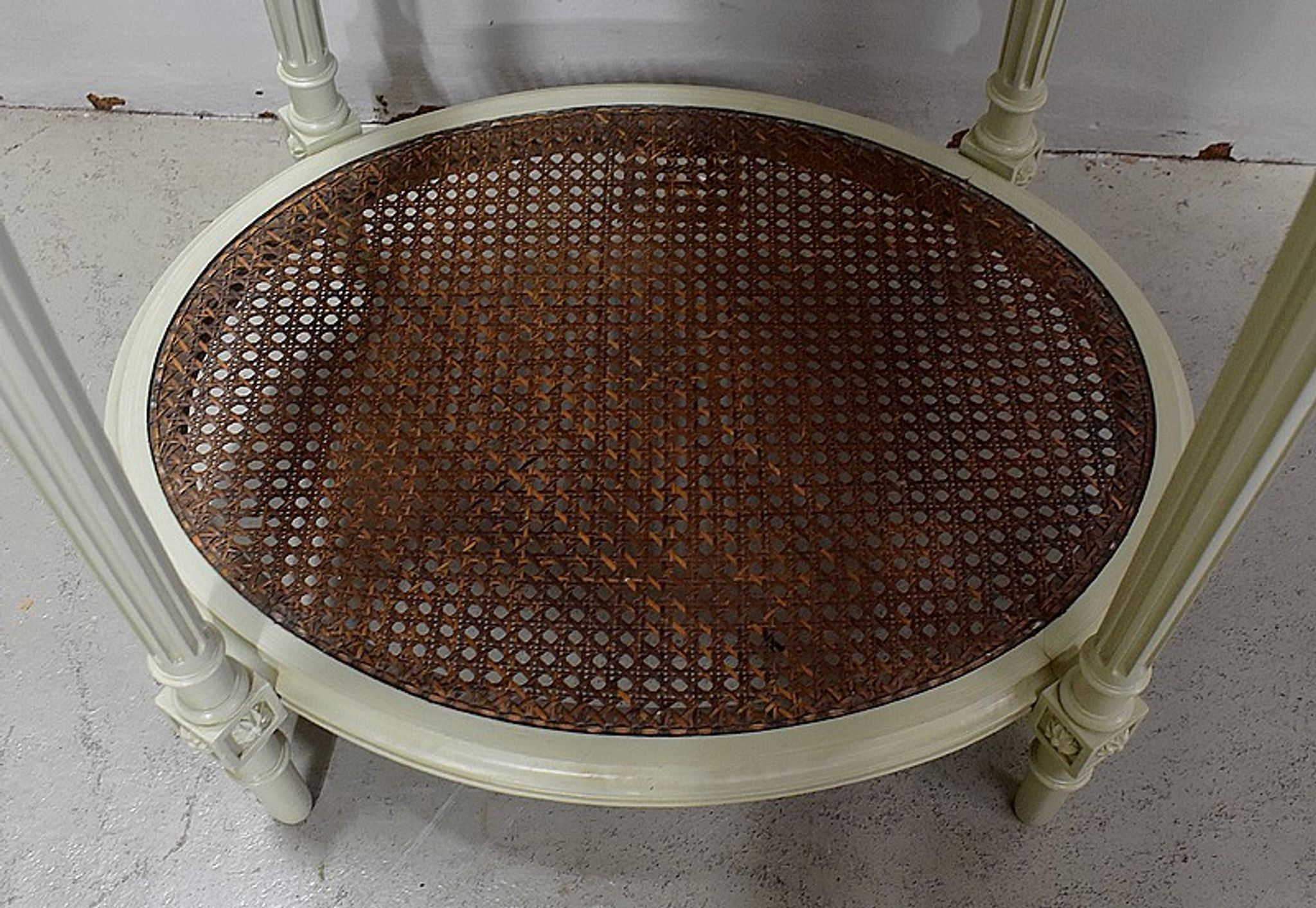 Guerin in Wood Réchampi and Cannage, Louis XVI style - 1920