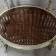 Guerin in Wood Réchampi and Cannage, Louis XVI style - 1920