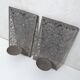 paire de bougeoirs muraux vintage