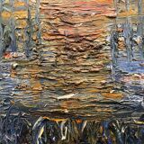 Abstract composition painting 20th century