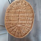 Rattan basket wicker woven