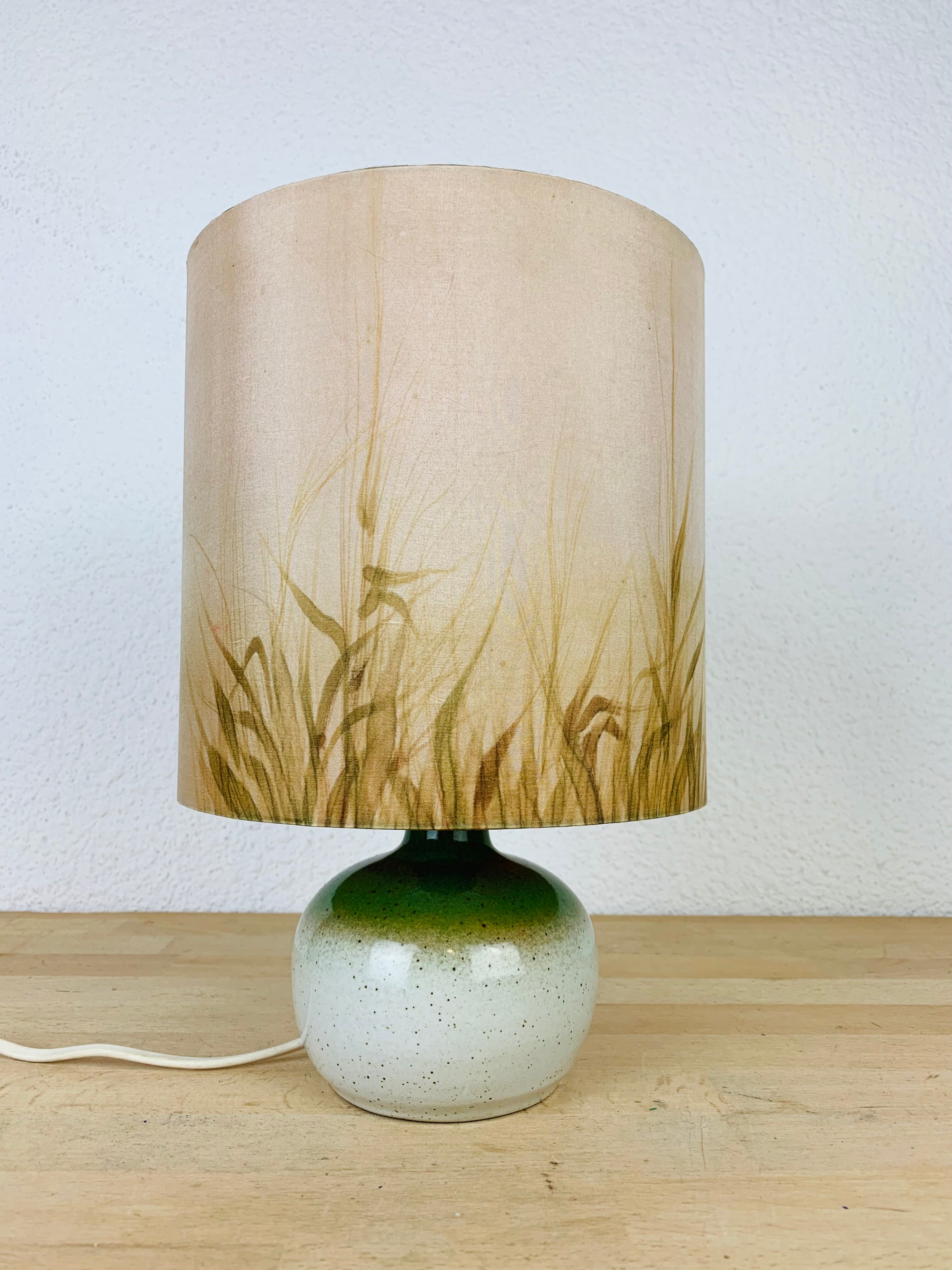 Lampe boule grès de Sylvie et Philippe Duriez