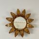 Sun mirror in gilded wood 1960