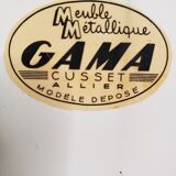 Metal pharmacy cabinet