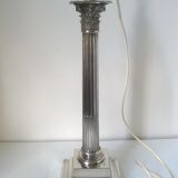 Silver metal lamp base