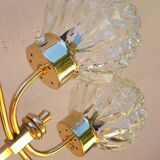 Arlus golden brass tripod lamp