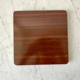 Formica flat bottom and golden border 70s