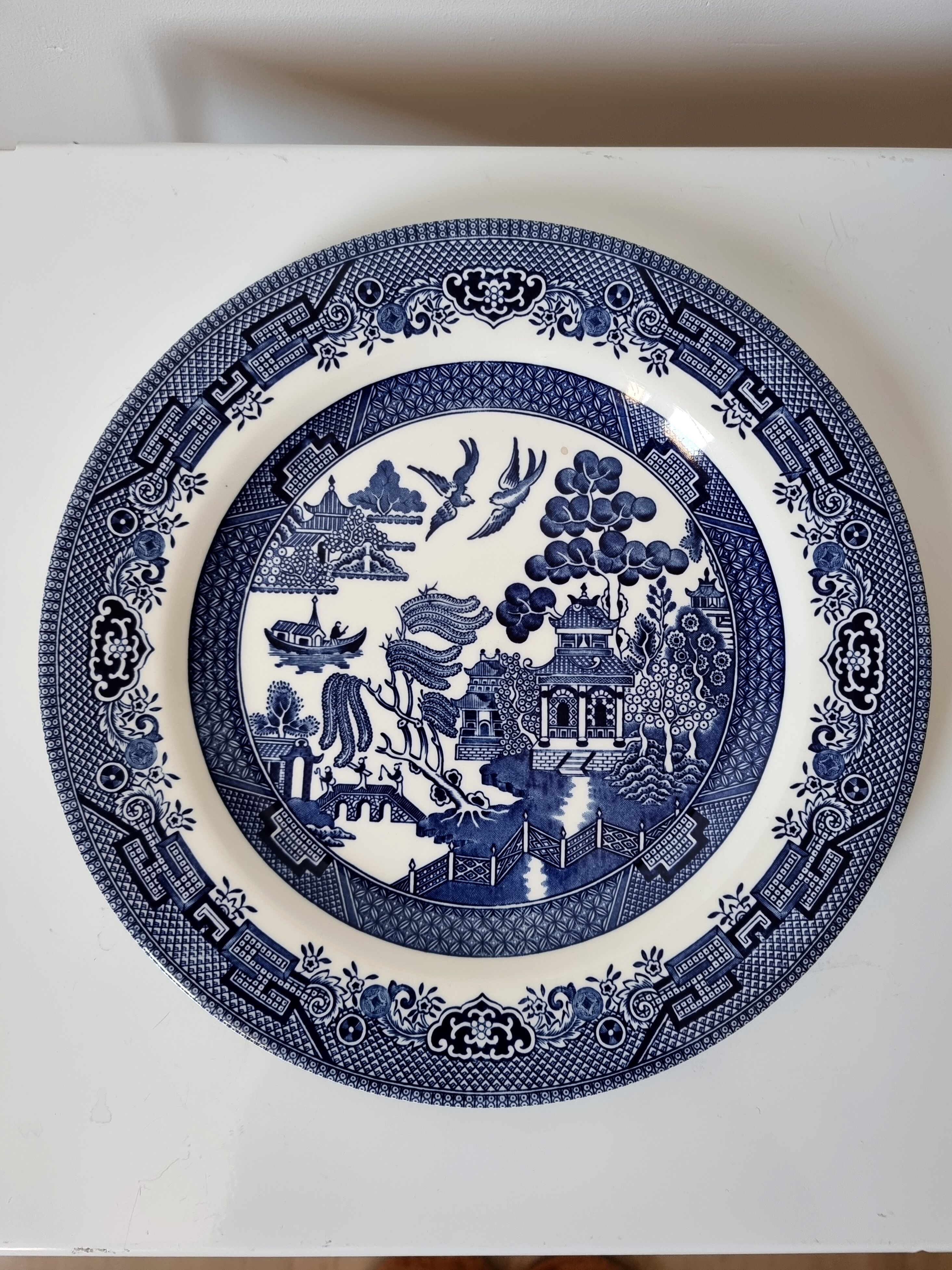Churchill Blue English Plate