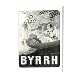 Affiche vintage années 30 BYRRH