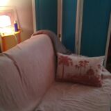 Green almond & convertible sofa