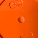 Orange plastic service vintage design orange 70 years