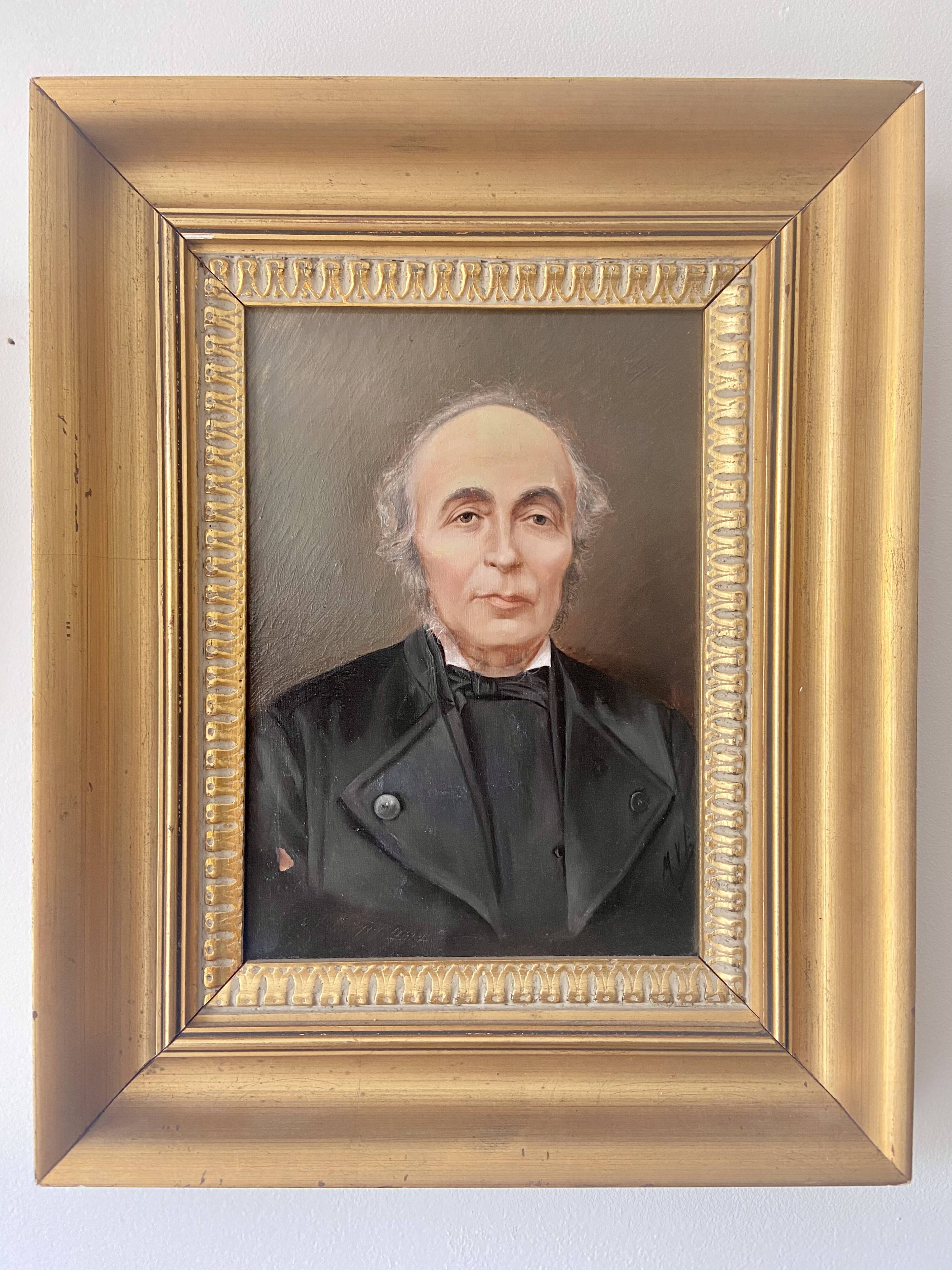 2 oil portraits, notable