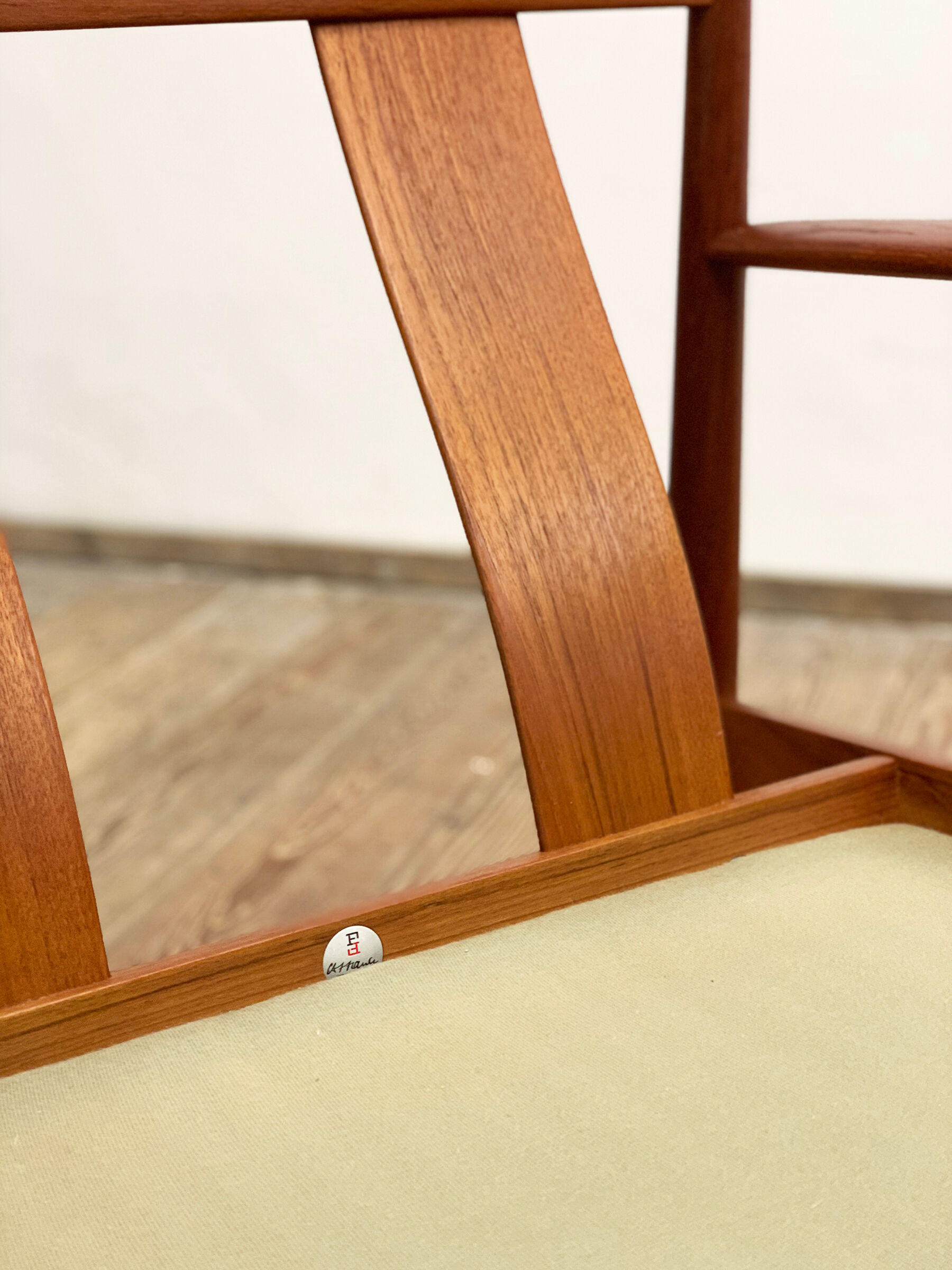 Teak armchair or easy chair by Grete Jalk for France & Son, Danish Design, 1950er