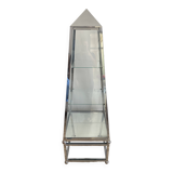 Pyramidal backlit display case 170 x60 x 60