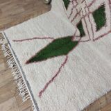 Handmade wool Berber rug 260 X 150 CM
