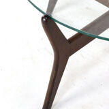 Round glass coffee table 'Summerseat'