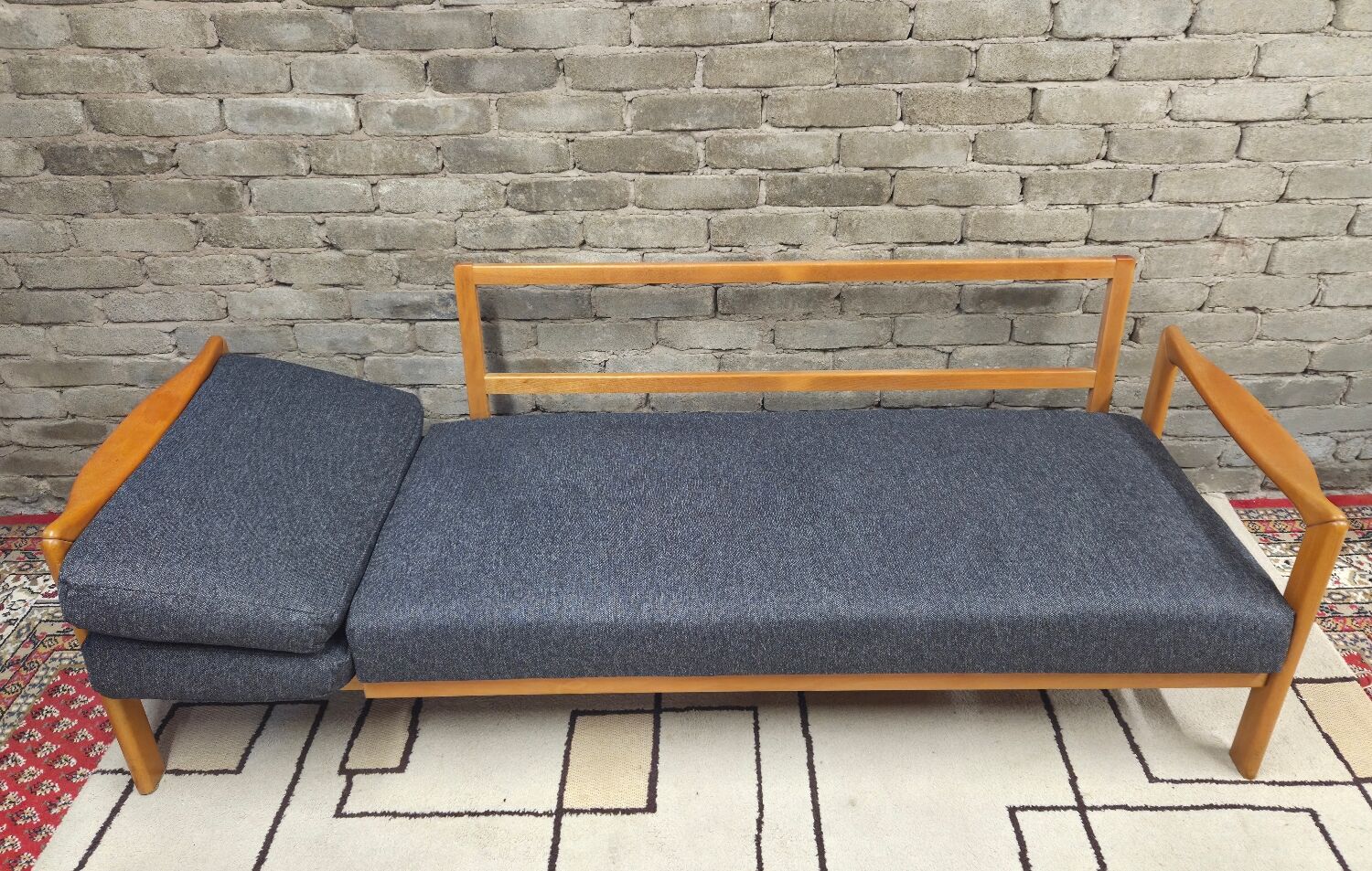 Convertible Scandinavian daybed canapé 1960