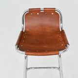 Ensemble de six tabourets de bar Charlotte Perriand, Station de ski des Arcs, France, 1960