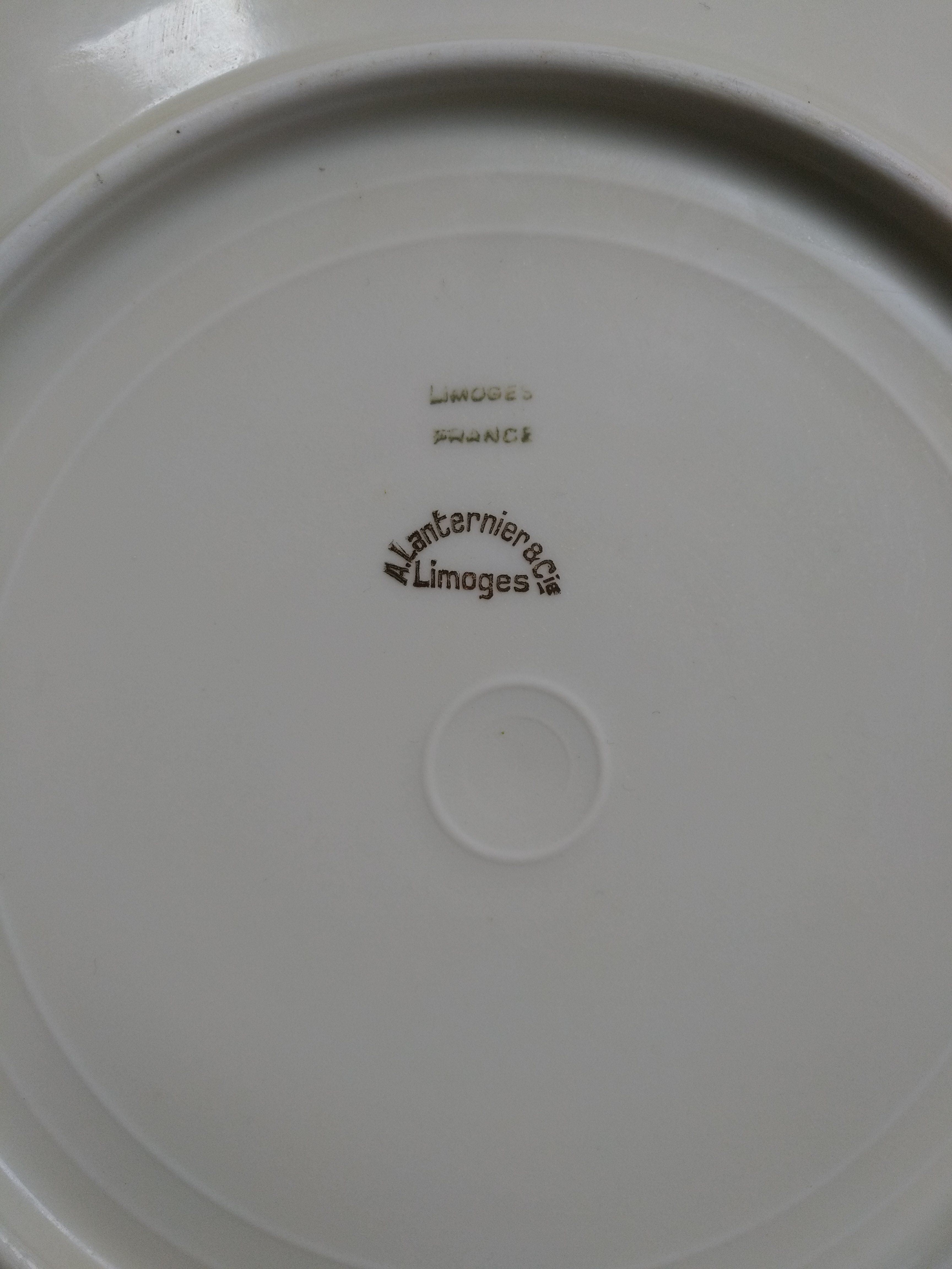 Set of 12 flat plates
