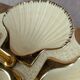 Présentoir coquillage vintage Siloa Paris + 2 coquilles