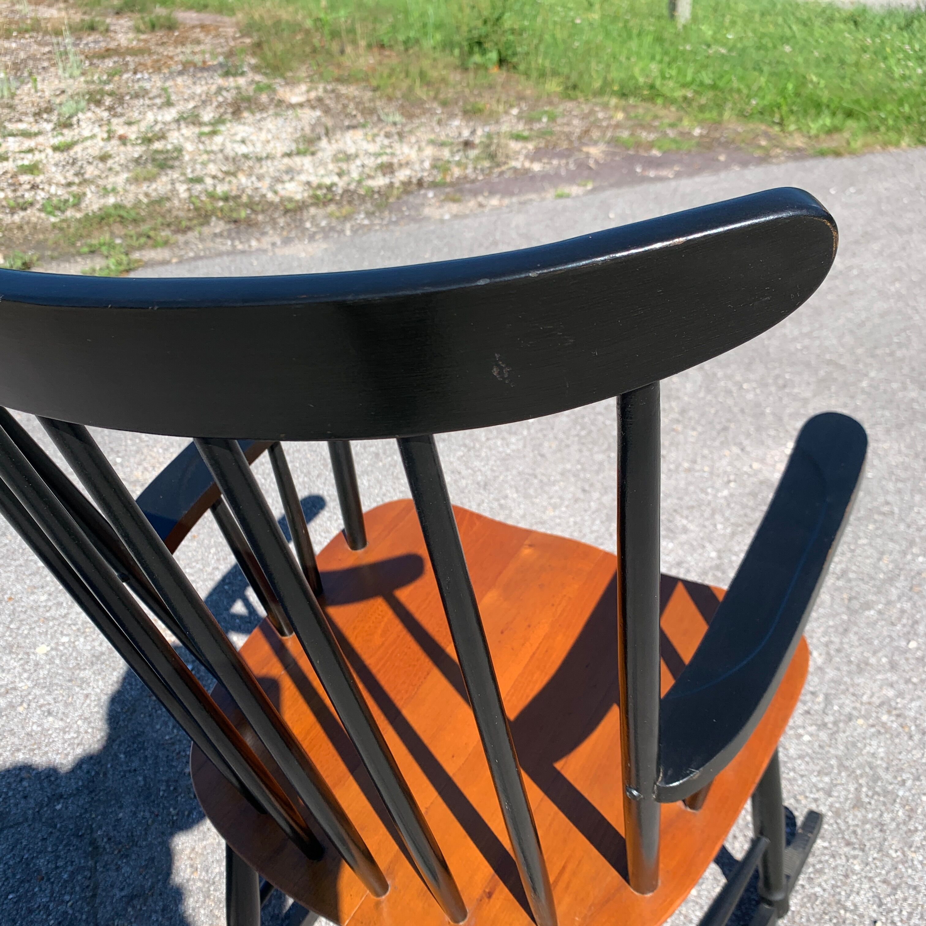 Fauteuil a bascule rocking chair scandinave