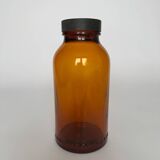 Vintage Mid Century Modern Glass Apothecary Bottle By Carlo Erba Milan