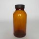 Vintage Mid Century Modern Glass Apothecary Bottle By Carlo Erba Milan