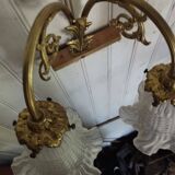 Paire d'appliques tulipe