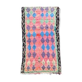 Berber carpet Boucherouite 115x290 Cm