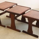 mid century  Copper nesting tables 'Birstall'