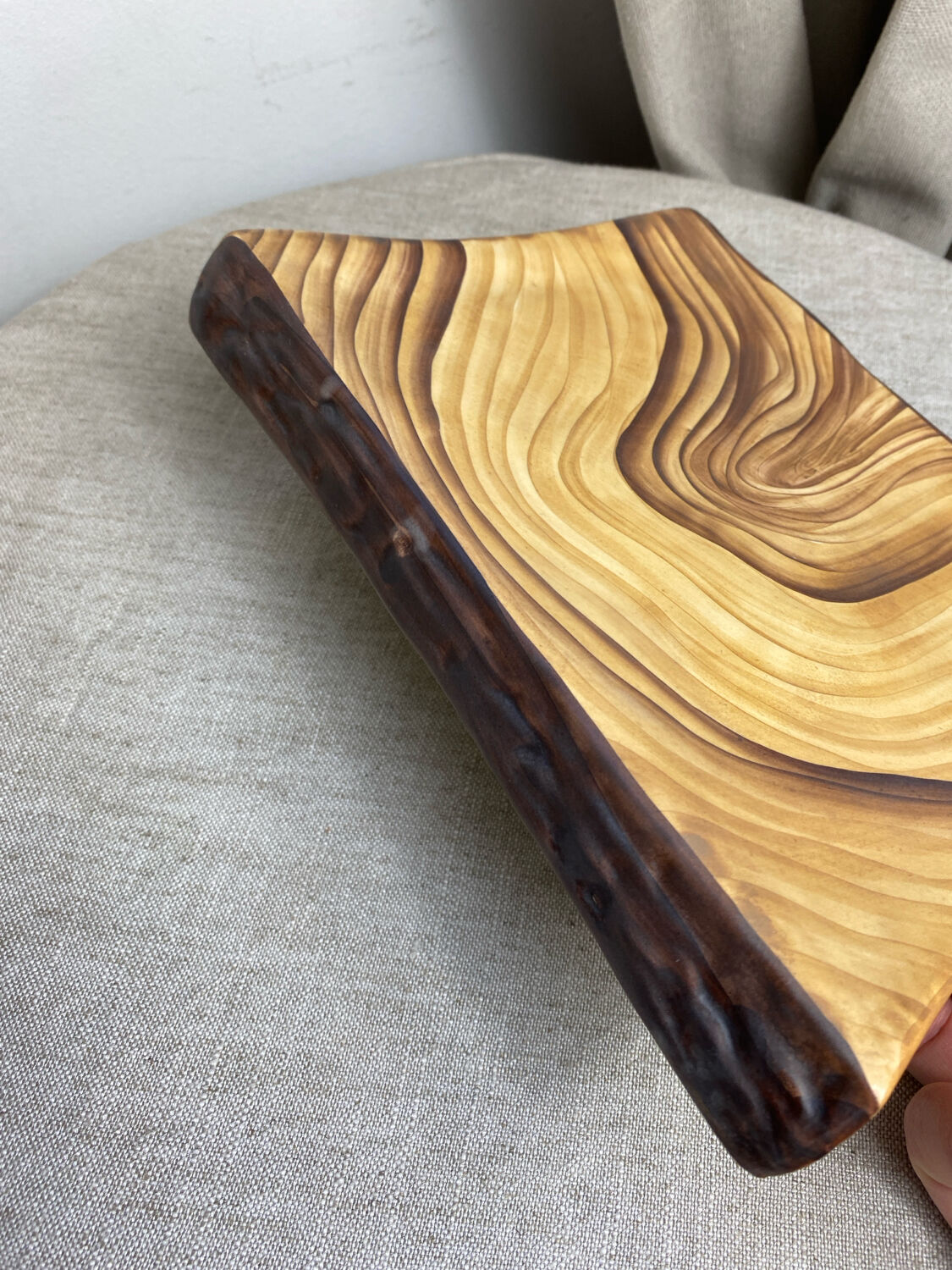 Ceramic dish, Grandjean, Vallauris