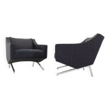 1970s Pair of Italian Design Armchairs